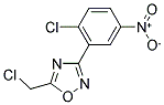 5-CHLOROMETHYL-3-(2-CHLORO-5-NITRO-PHENYL)-[1,2,4]OXADIAZOLE Struktur