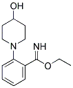 2-(4-HYDROXY-PIPERIDIN-1-YL)-BENZIMIDIC ACID ETHYL ESTER Struktur