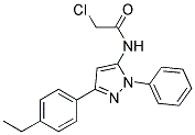 2-CHLORO-N-[3-(4-ETHYLPHENYL)-1-PHENYL-1H-PYRAZOL-5-YL]ACETAMIDE Struktur