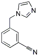 1-(3-CYANOBENZYL)-1H-IMIDAZOLE Struktur