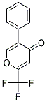 5-PHENYL-2-(TRIFLUOROMETHYL)PYRAN-4-ONE Struktur