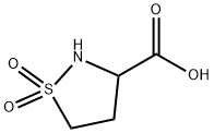 1,1-DIOXO-ISOTHIAZOLIDINE-3-CARBOXYLIC ACID Struktur