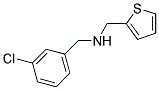 1-(3-CHLOROPHENYL)-N-(THIEN-2-YLMETHYL)METHANAMINE Struktur