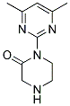 1-(4,6-DIMETHYL-PYRIMIDIN-2-YL)-PIPERAZIN-2-ONE Struktur