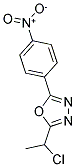 2-(1-CHLOROETHYL)-5-(4-NITROPHENYL)-1,3,4-OXADIAZOLE Struktur