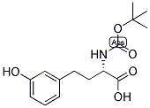 (S)-2-TERT-BUTOXYCARBONYLAMINO-4-(3-HYDROXY-PHENYL)-BUTYRIC ACID Struktur