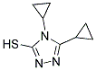 4,5-DICYCLOPROPYL-4H-[1,2,4]TRIAZOLE-3-THIOL Struktur