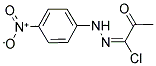 (1E)-N-(4-NITROPHENYL)-2-OXOPROPANEHYDRAZONOYL CHLORIDE Struktur