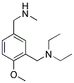 (3-[(DIETHYLAMINO)METHYL]-4-METHOXYBENZYL)METHYLAMINE Struktur