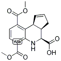 (3AR,4S,9BS)-6,9-BIS(METHOXYCARBONYL)-3A,4,5,9B-TETRAHYDRO-3H-CYCLOPENTA[C]QUINOLINE-4-CARBOXYLIC ACID Struktur