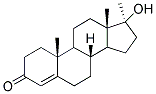 17-HYDROXY-10,13,17-TRIMETHYL-1,2,6,7,8,9,10,11,12,13,14,15,16,17-TETRADECAHYDRO-CYCLOPENTA[A]PHENANTHREN-3-ONE Struktur