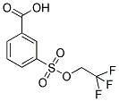 3-[(2,2,2-TRIFLUOROETHOXY)SULFONYL]BENZOIC ACID Struktur