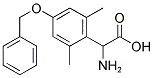 AMINO-(4-BENZYLOXY-2,6-DIMETHYL-PHENYL)-ACETIC ACID Struktur