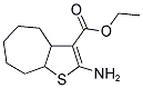 ETHYL 2-AMINO-4,5,6,7,8,8A-HEXAHYDRO-3AH-CYCLOHEPTA[B]THIOPHENE-3-CARBOXYLATE Struktur