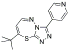 8-TERT-BUTYL-3-PYRIDIN-4-YL[1,2,4]TRIAZOLO[3,4-B][1,3,4]THIADIAZEPINE Struktur