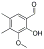 2-HYDROXY-3-METHOXY-4,5-DIMETHYL-BENZALDEHYDE Struktur