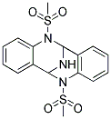 8,16-BIS(METHYLSULFONYL)-8,16,17-TRIAZATETRACYCLO[7.7.1.0~2,7~.0~10,15~]HEPTADECA-2,4,6,10,12,14-HEXAENE Struktur