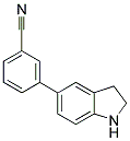 3-(2,3-DIHYDRO-1H-INDOL-5-YL)BENZONITRILE Struktur