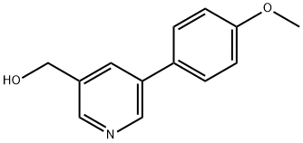 [5-(4-METHOXYPHENYL)PYRIDIN-3-YL]METHANOL Struktur