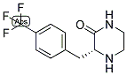 (R)-3-(4-TRIFLUOROMETHYL-BENZYL)-PIPERAZIN-2-ONE Struktur