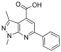 1,3-DIMETHYL-6-PHENYL-1H-PYRAZOLO[3,4-B]PYRIDINE-4-CARBOXYLIC ACID Struktur