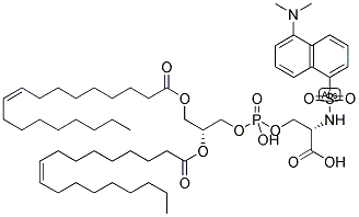 1,2-DIOLEOYL-SN-GLYCERO-3-PHOSPHO-L-SERINE, DANSYL-LABELED Struktur