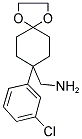 C-[8-(3-CHLORO-PHENYL)-1,4-DIOXA-SPIRO[4.5]DEC-8-YL]-METHYLAMINE Struktur