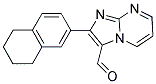 2-(5,6,7,8-TETRAHYDRO-2-NAPHTHALENYL)IMIDAZO[1,2-A]PYRIMIDINE-3-CARBALDEHYDE Struktur