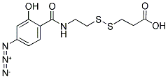 3-[2-(P-AZIDOSALICYLAMIDO)ETHYLDITHIO]PROIONIC ACID Struktur