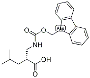 (R)-2-[(9H-FLUOREN-9-YLMETHOXYCARBONYLAMINO)-METHYL]-4-METHYL-PENTANOIC ACID Struktur