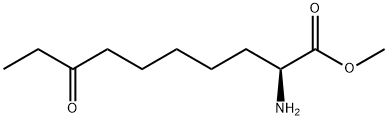 (S)-2-AMINO-8-OXO-DECANOIC ACID, METHYL ESTER Struktur