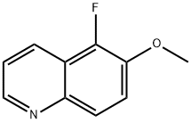 5-FLUORO-6-METHOXYQUINOLINE Struktur