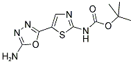 [5-(5-AMINO-[1,3,4]OXADIAZOL-2-YL)-THIAZOL-2-YL]-CARBAMIC ACID TERT-BUTYL ESTER Struktur