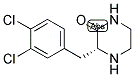 (R)-3-(3,4-DICHLORO-BENZYL)-PIPERAZIN-2-ONE Struktur