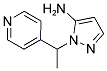 1-(1-PYRIDIN-4-YLETHYL)-1H-PYRAZOL-5-AMINE Struktur