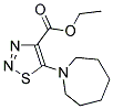 ETHYL 5-AZEPAN-1-YL-1,2,3-THIADIAZOLE-4-CARBOXYLATE Struktur