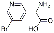 AMINO-(5-BROMO-PYRIDIN-3-YL)-ACETIC ACID Struktur