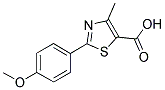 2-(4-METHOXYPHENYL)-4-METHYL-1,3-THIAZOLE-5-CARBOXYLIC ACID Struktur