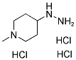 4-HYDRAZINO-1-METHYLPIPERIDINETRIHYDROCHLORIDE Struktur