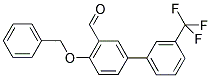 4-(BENZYLOXY)-3'-(TRIFLUOROMETHYL)[1,1'-BIPHENYL]-3- CARBALDEHYDE Struktur