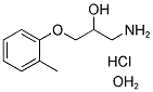 1-AMINO-3-O-TOLYLOXY-PROPAN-2-OLHYDROCHLORIDE HYDRATE Struktur