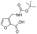 3-(TERT-BUTOXYCARBONYLAMINO-METHYL)-FURAN-2-CARBOXYLIC ACID Struktur