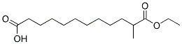 11-ETHOXYCARBONYLDODECANOIC ACID Struktur