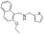 N-((2-ETHOXY-1-NAPHTHYL)METHYL)-N-(THIEN-2-YLMETHYL)AMINE Struktur