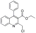 ETHYL 2-(CHLOROMETHYL)-4-PHENYLQUINOLINE-3-CARBOXYLATE Struktur