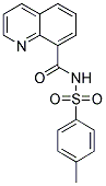 N-[(4-METHYLPHENYL)SULFONYL]QUINOLINE-8-CARBOXAMIDE Struktur