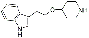 2-(1H-INDOL-3-YL)ETHYL 4-PIPERIDINYL ETHER Struktur