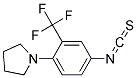 1-[4-ISOTHIOCYANATO-2-(TRIFLUOROMETHYL)PHENYL]PYRROLIDINE Struktur