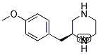 (S)-2-(4-METHOXY-BENZYL)-PIPERAZINE Struktur