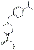 1-(CHLOROACETYL)-4-(4-ISOPROPYLBENZYL)PIPERAZINE Struktur